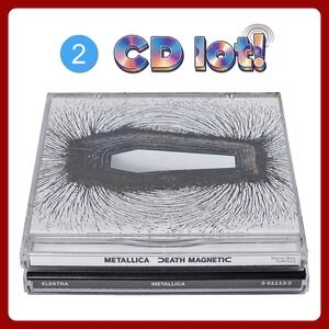 Metallica CD Lot Death Magnetic & Black Album Self-Titled 2008 1991 Heavy Metal